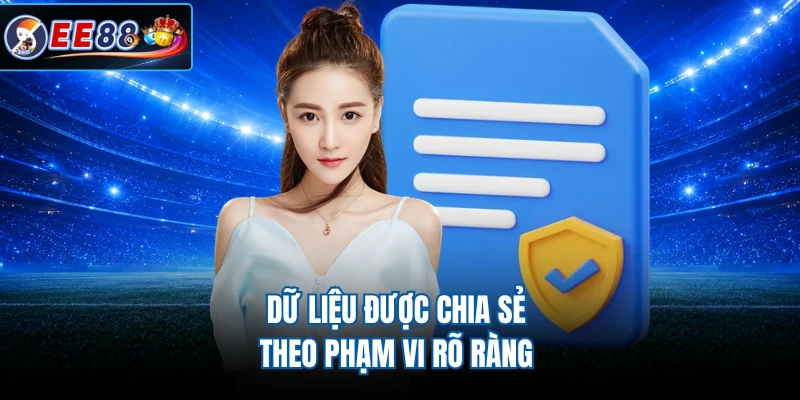 Dữ liệu được chia sẻ theo phạm vi rõ ràng