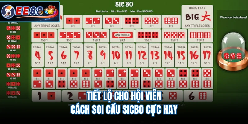 Tiết lộ cho hội viên cách soi cầu sicbo cực hay